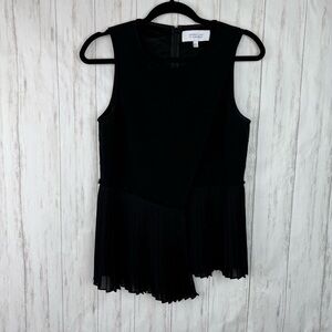 Derek Lam black pleated tank size 8